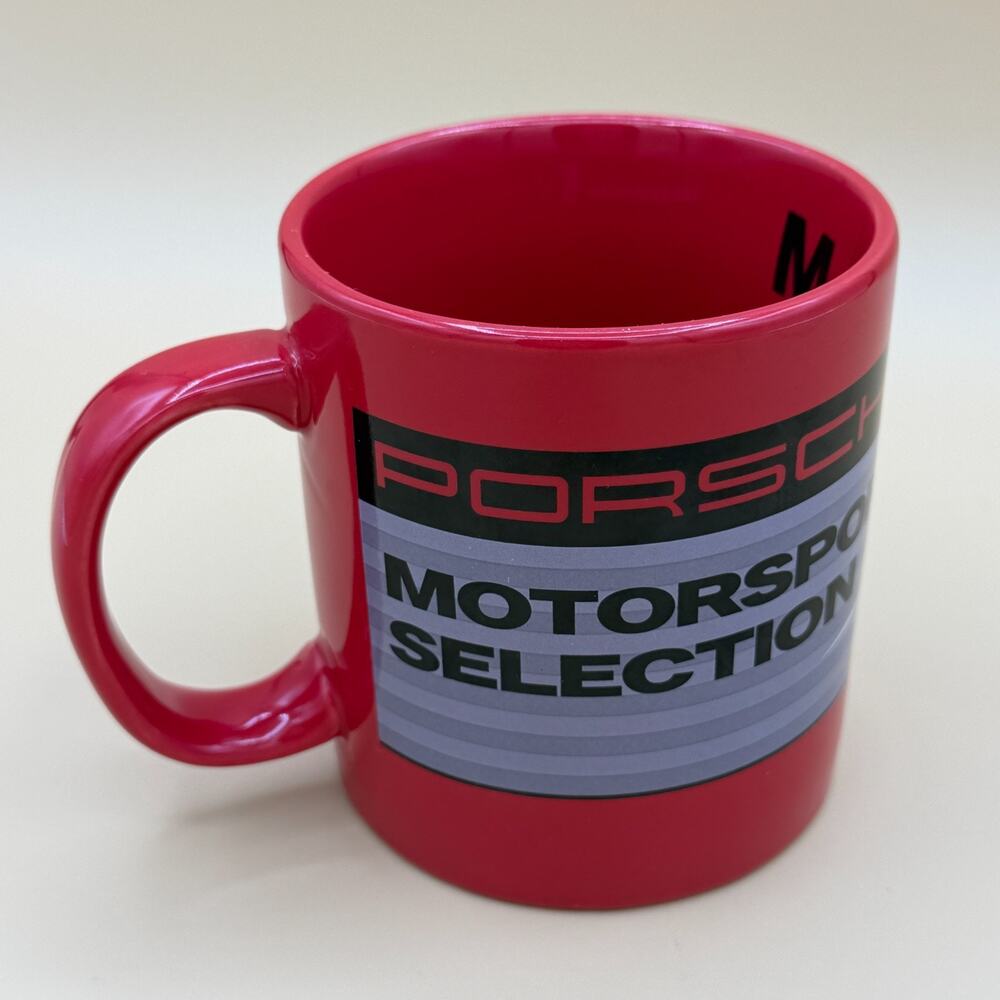 PORSCHE Red Motorsport Collection Mobil Michelin Coffee Ceramic Mug‎ Germany